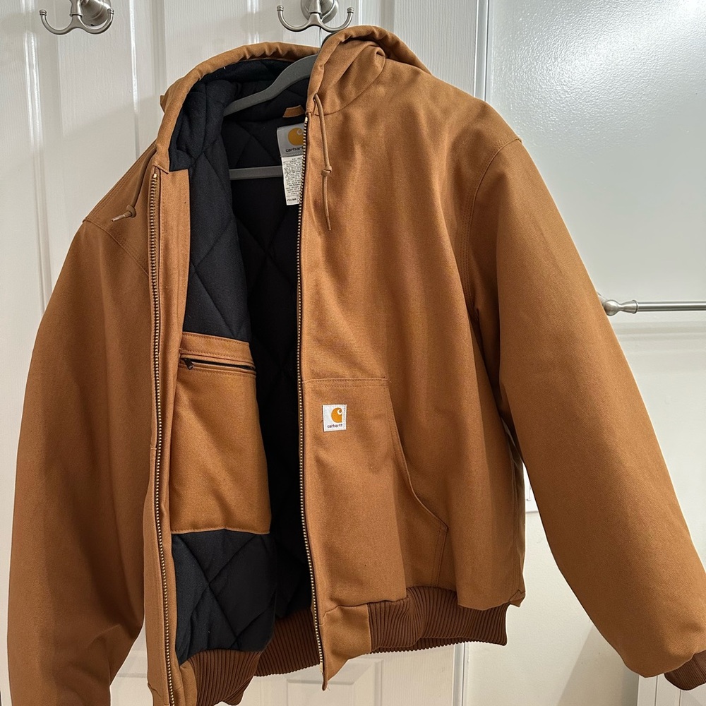 Carhartt J140 Quilted Duck Active Jacket - XL Brown